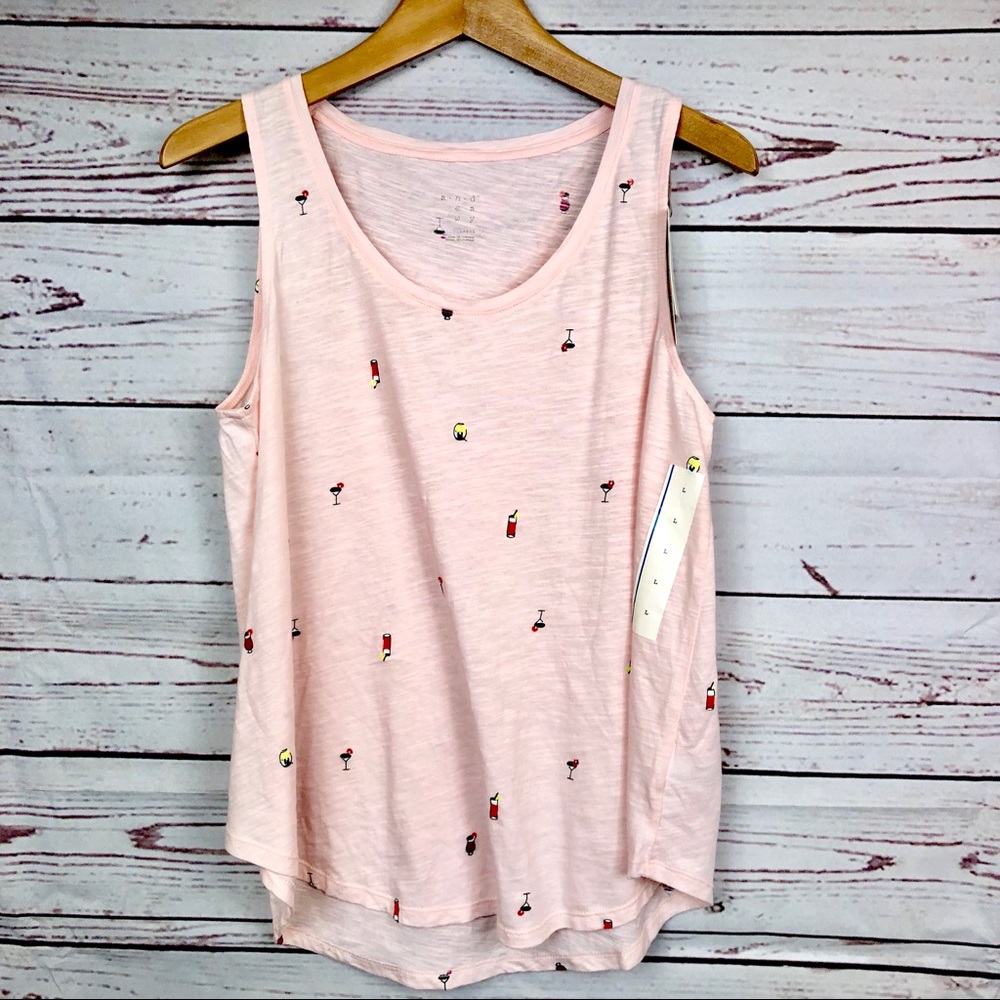 🎁A NEW DAY🤩 Martini Tank Top Size Large